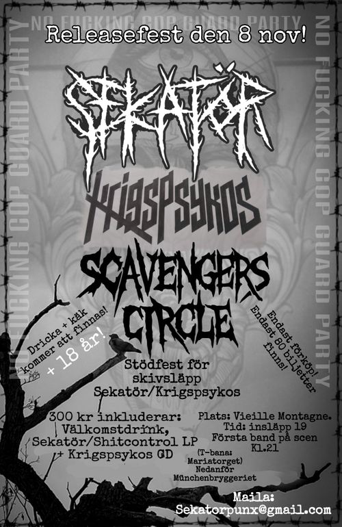 Releasefest och stödfest